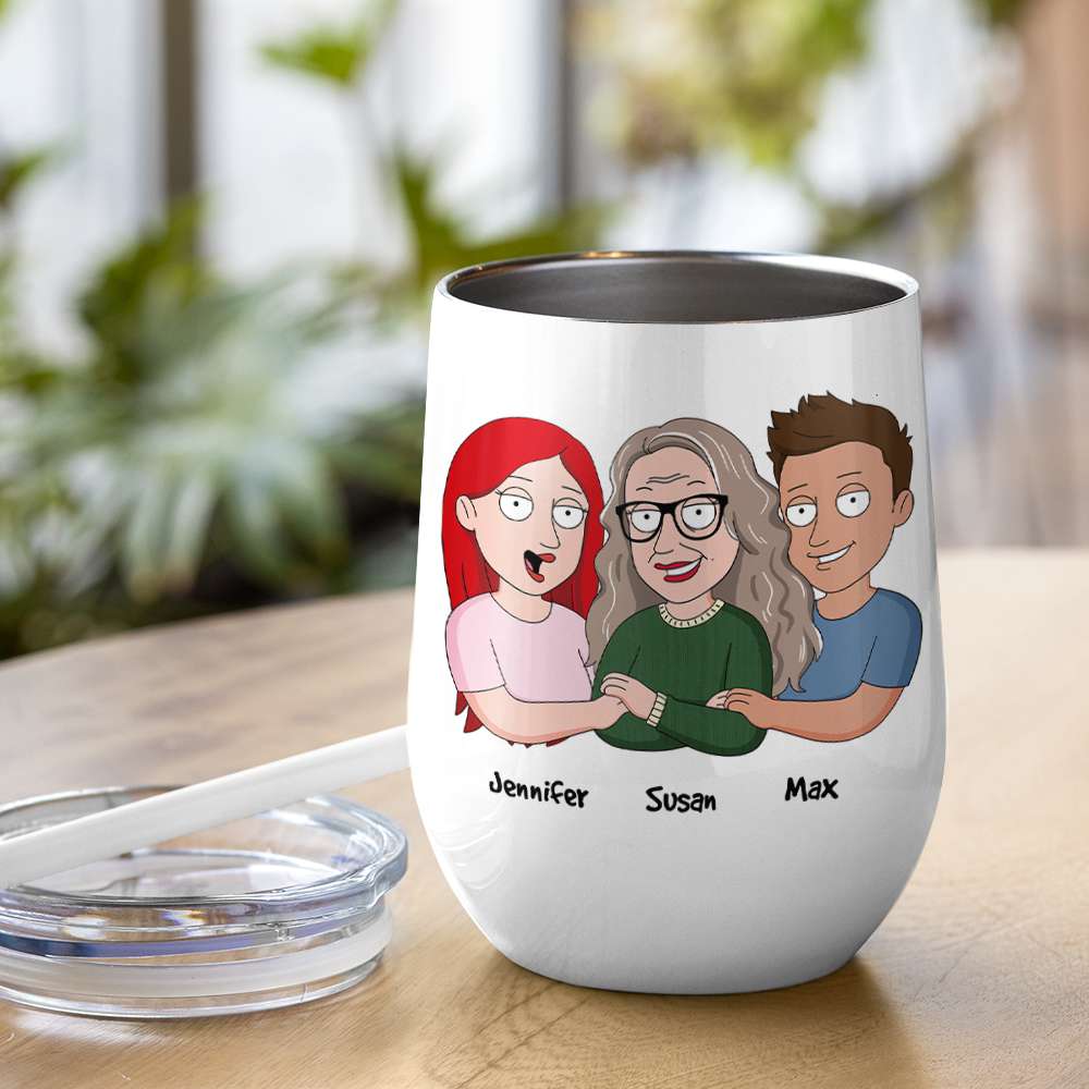 Proud Of Mother 07QHHN220423 Personalized Coffee Mug Accent Mug Wine Tumbler