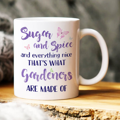 Sugar And Spice, Personalized Mug, Gift For Gardening
