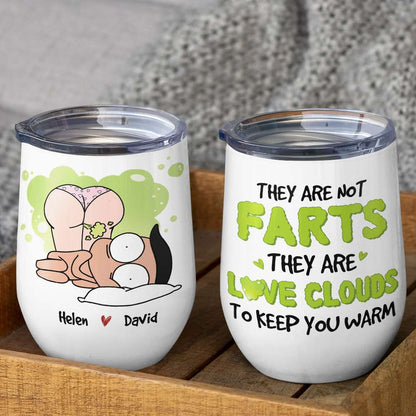They Are Not Farts, Gift For Couple, Personalized Tumbler, Funny Couple Tumbler, Anniversary Gift