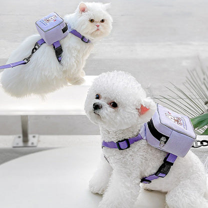 Snack Pouch Dog Harness