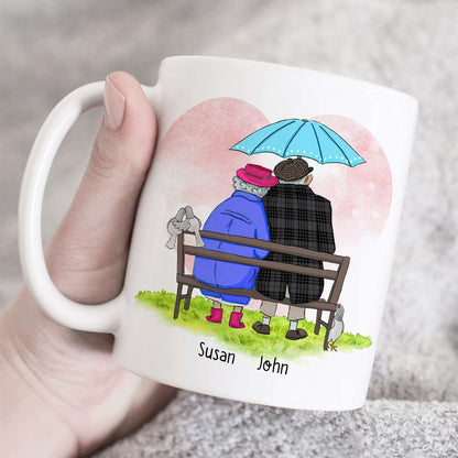 Anniversary Wonderful Years Together, Valentine Day Happy Forever Couple Married White Mug Gift For My Wife My Husband