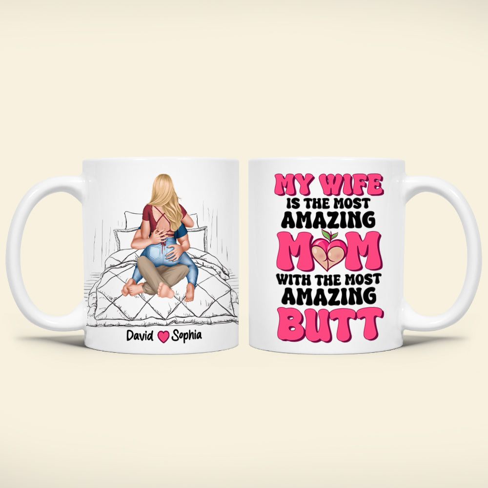 Personalized Gifts For Her Coffee Mug My Wife Is The Most Amazing Mom Funny Gifts For Mother's Day