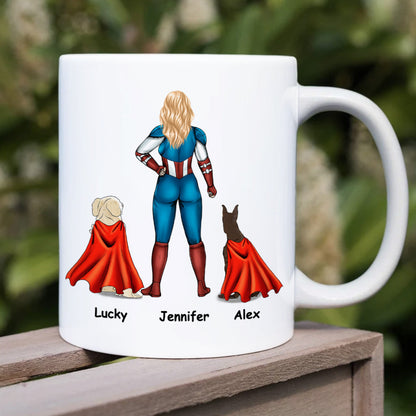 Dog Mom Personalized Coffee Mug 06DNHN240423TM