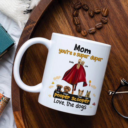 Personalized Gifts For Dog Lovers Coffee Mug Mom Pooper Scooper