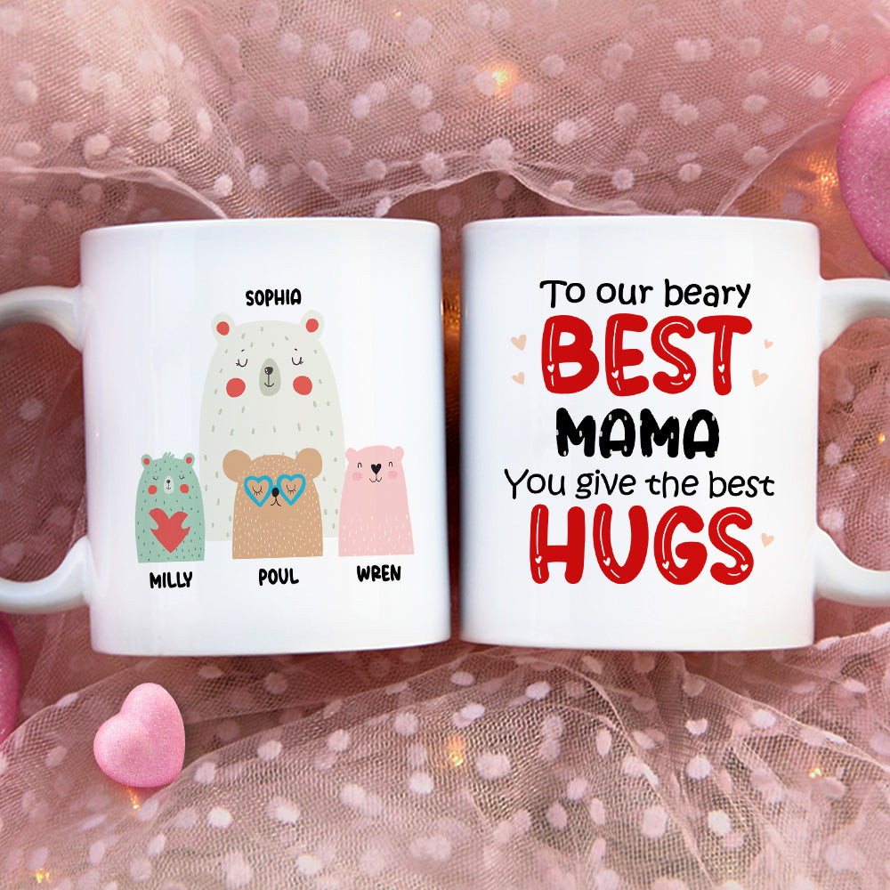 Personalized Gifts For Mom Coffee Mug To Our Beary Best Mama