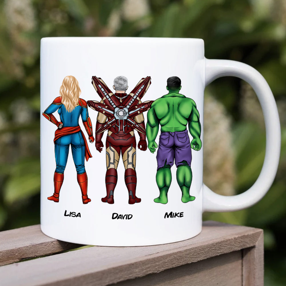 Super Job Dad 05NAHN220523TM Personalized Mug Father's Day Gift