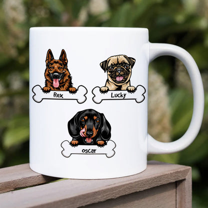 Dear Dog Daddy, Gift For Dog Lover, Personalized Mug, Dogs Mug, Father's Day Gift