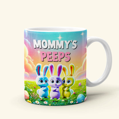 Personalized Gifts For Grandma Easter Day Coffee Mug Bunny Peeps 022TGMH070325