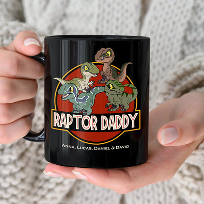 Dad Raptor Daddy 05huhu310523 Personalized Coffee Mug