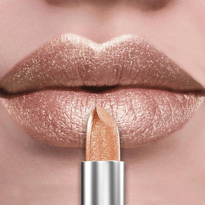 Kafurux Lipstick - Metallic Finish Long-Lasting Lip Color