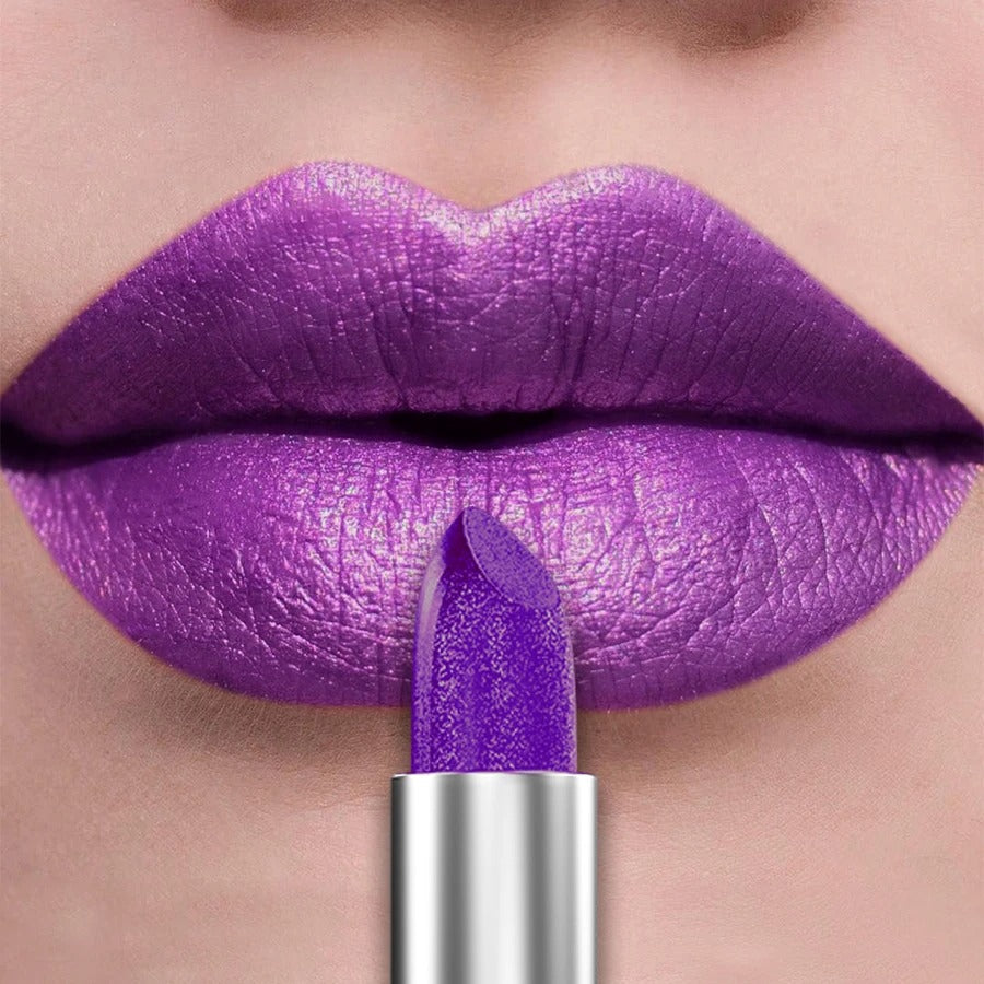 Kafurux Lipstick - Metallic Finish Long-Lasting Lip Color