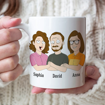 Dad You're My Hero But Mum Thinks You're A Cunt Personalized Mug Gift For Dad