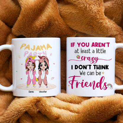 Pajama Party, Personalized Mug, Funny Gifts For Bestie