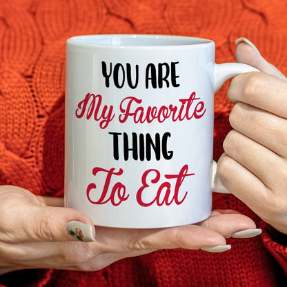You Are My Favorite Thing To Eat-Personalized Wine Tumbler-Gift For Couple- Couple Wine Tumbler