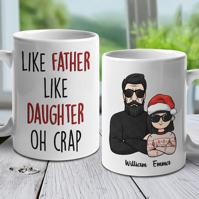 Like Father Like Daughter, Like Mother Like Son, Best Friends For Life - Personalized Mug