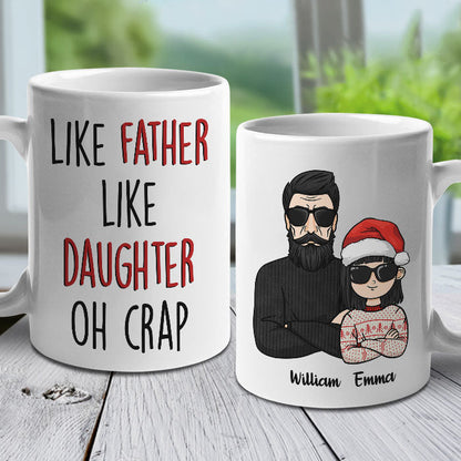 Like Father Like Daughter, Like Mother Like Son, Best Friends For Life - Personalized Mug