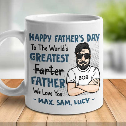 World's Greatest Father - Gift For Dad - Personalized Mug