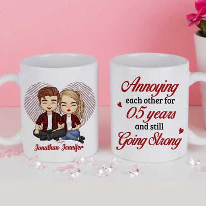 Annoying Each Other For So Many Years & Still Going Strong - Gift For Couples, Personalized Mug
