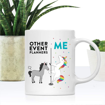 Other Event Planners Me Funny Coffee Mug, Unicorn Event Planner Humor Gift, Birthday Christmas Gift for Planner Coworker Friend