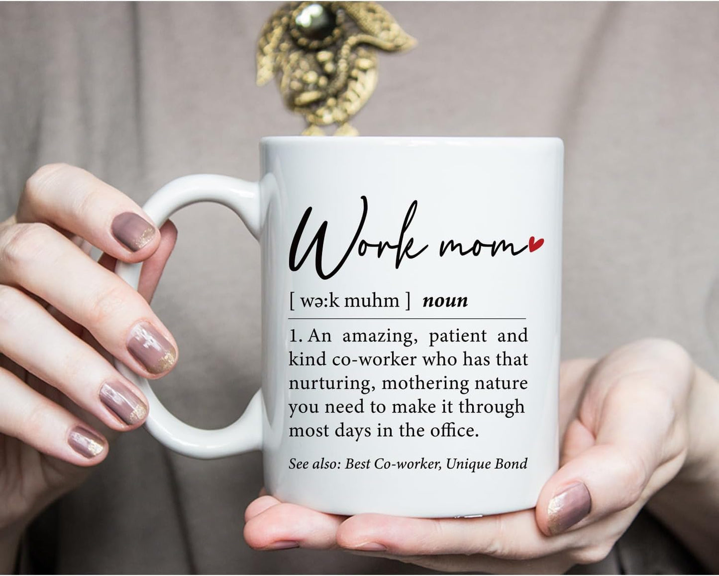 Work Mom Definition Coffee Mug Funny Gift for Working Mom Coworker Boss