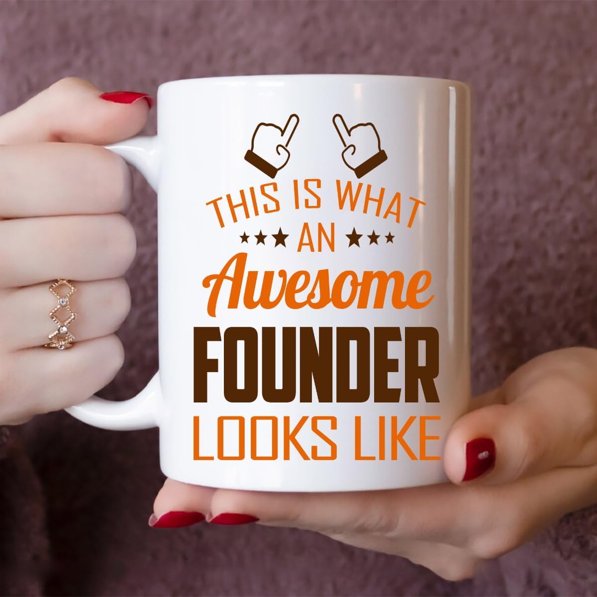 This Is What an Awesome Founder Looks Like Coffee Mug Gift for Founder