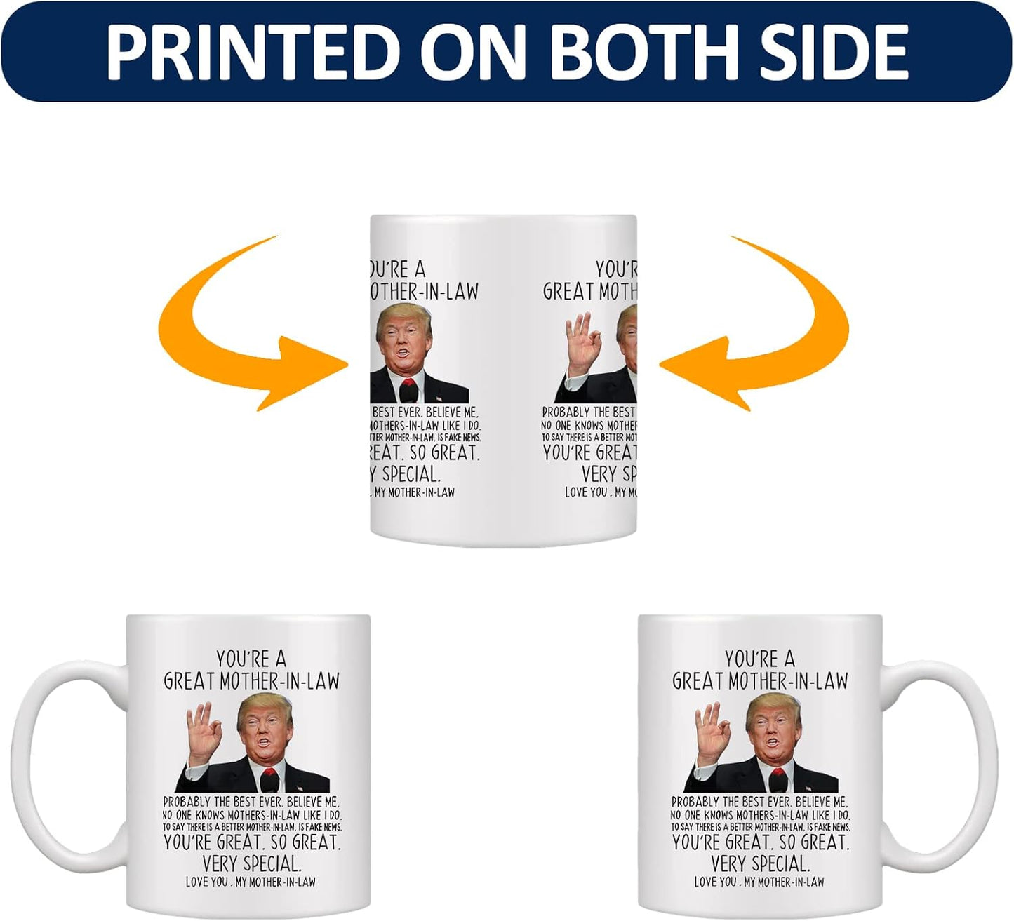 Funny Mother in Law Coffee Mug Gift for Mother in Law from Daughter Son in Law