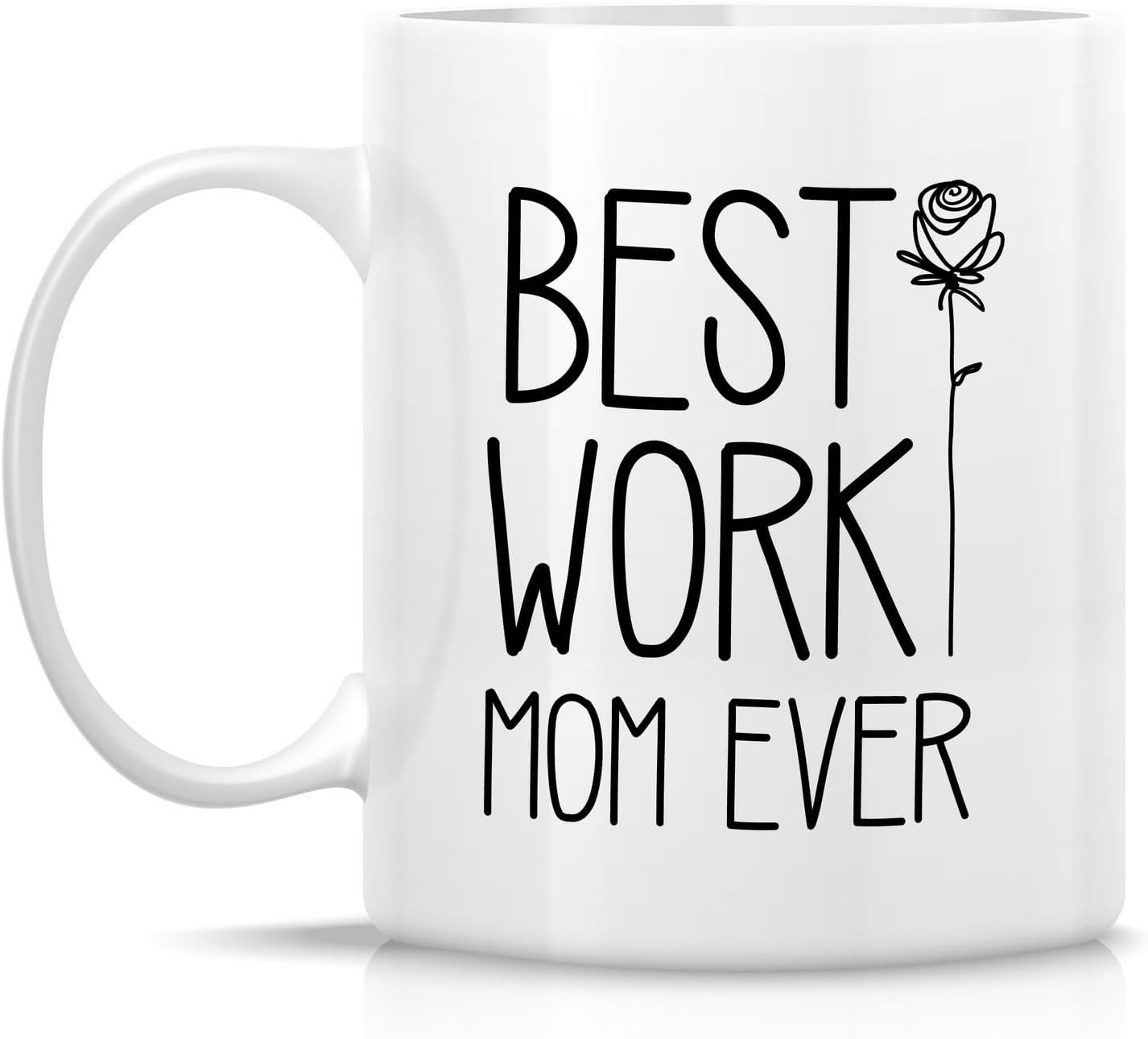 Best Work Mom Ever Coffee Mug Funny Gift for Working Mom