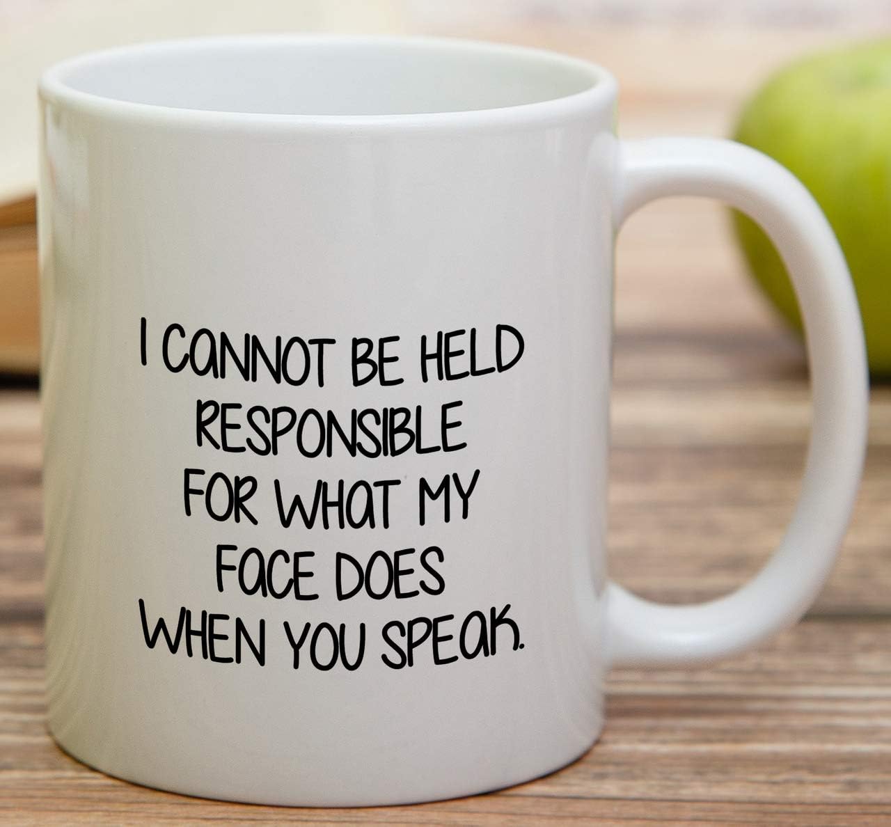 I Cannot Be Held Responsible For What My Face Does Coffee Mug Funny Sarcastic Gift for Friends Coworker