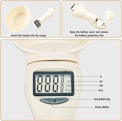 Digital Kitchen Scale Lcd Measuring Spoon