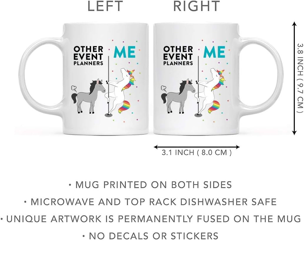 Other Event Planners Me Funny Coffee Mug, Unicorn Event Planner Humor Gift, Birthday Christmas Gift for Planner Coworker Friend