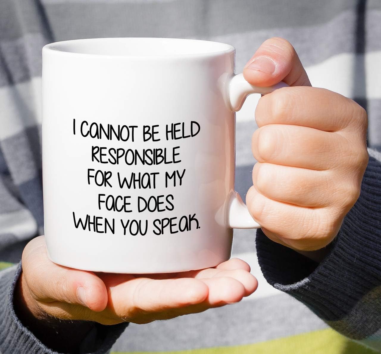 I Cannot Be Held Responsible For What My Face Does Coffee Mug Funny Sarcastic Gift for Friends Coworker