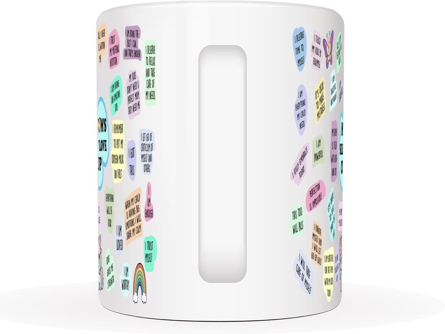 Self Love Inspirational Coffee Mug for Moms, Motivational Gift for Mom Birthday Mother's Day Christmas Gift Idea