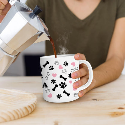 Dog Mom Coffee Mug Dog Lover Gift for Dog Mom Women Grandma, Birthday Christmas Gift