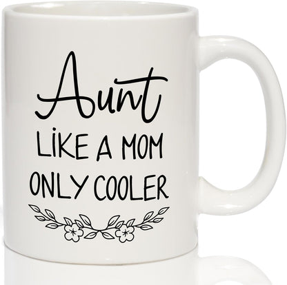 Best Aunt Ever Coffee Mug Funny Gift for Aunt from Niece Nephew Birthday Christmas Gift Idea