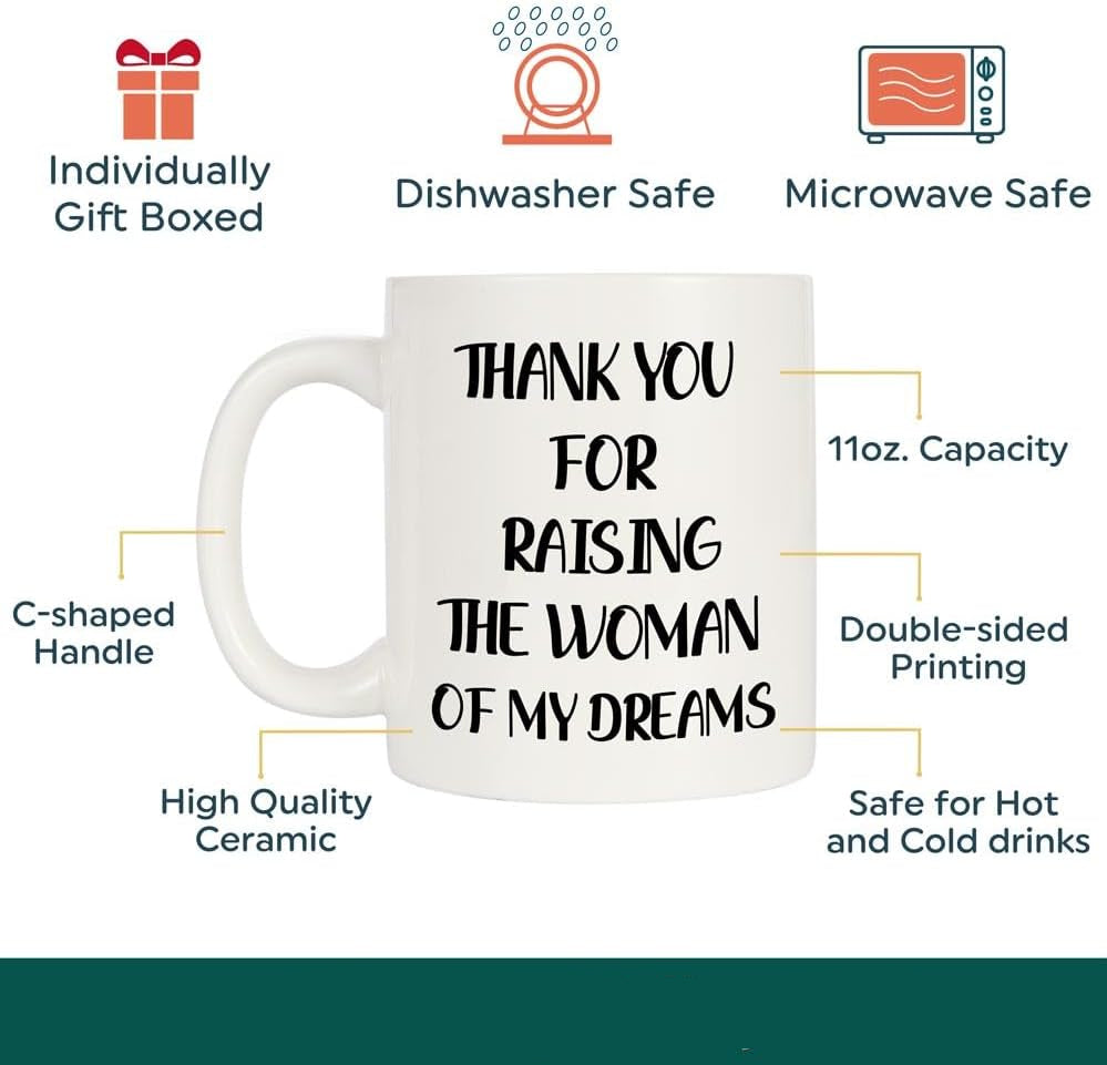 Funny Mother in Law Coffee Mug Gift for Mother in Law from Daughter Son in Law