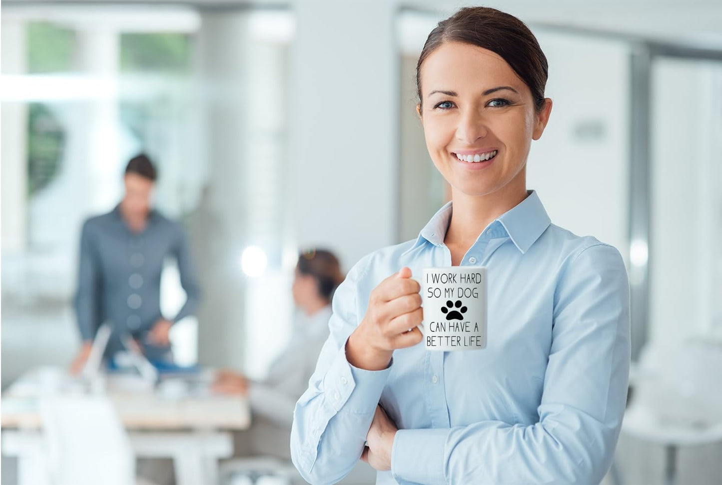 I Work Hard So My Dog Can Have a Better Life Coffee Mug Funny Dog Lover Gift