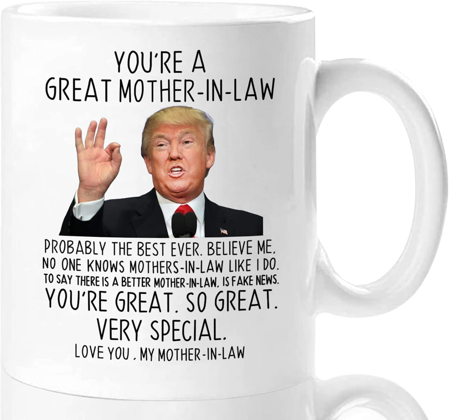 Funny Mother in Law Coffee Mug Gift for Mother in Law from Daughter Son in Law