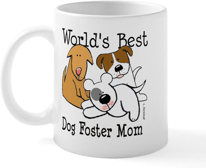 World's Best Dog Foster Mom Coffee Mug Gift for Dog Foster Mom, Dog Lover Gift