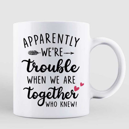Besties Friends Until Old Senile Gift For Best Friend Personalized Mug