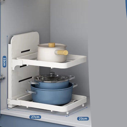 Multi-Layer Under Sink Kitchen Pot Rack