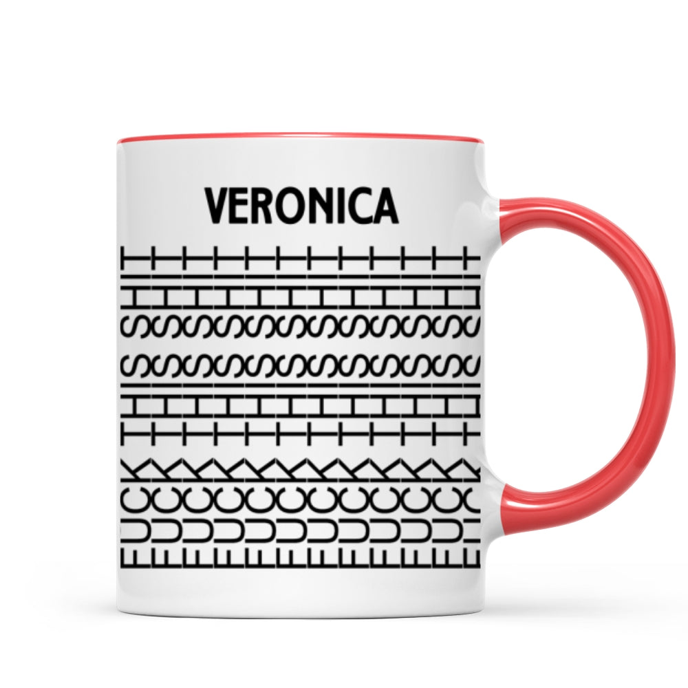FK This Sht Funny Personalized Mug 11oz, Hidden Funny Message Mug, Father's Day Gift for Dad, Gift for Colleagues, Custom Name
