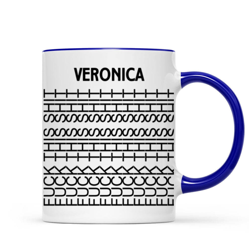FK This Sht Funny Personalized Mug 11oz, Hidden Funny Message Mug, Father's Day Gift for Dad, Gift for Colleagues, Custom Name