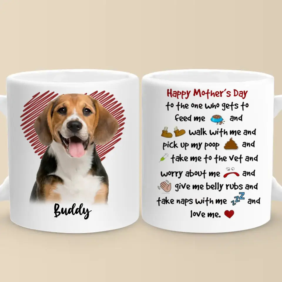 Custom Photo Life Doesn't Come With A Manual - Dog & Cat Personalized Custom Mug - Mother's Day, Gift For Pet Owners, Pet Lovers