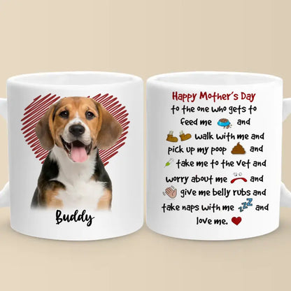Custom Photo Life Doesn't Come With A Manual - Dog & Cat Personalized Custom Mug - Mother's Day, Gift For Pet Owners, Pet Lovers