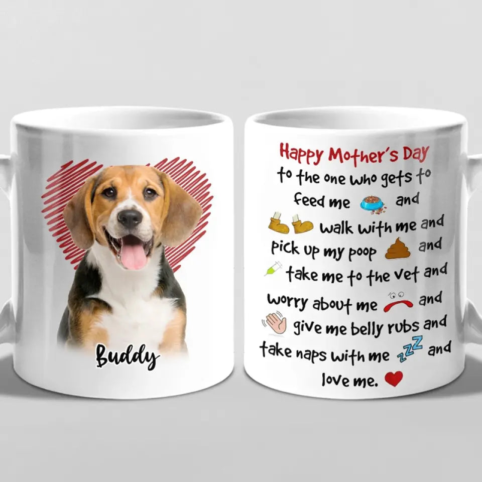 Custom Photo Life Doesn't Come With A Manual - Dog & Cat Personalized Custom Mug - Mother's Day, Gift For Pet Owners, Pet Lovers