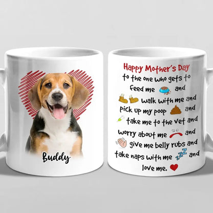 Custom Photo Life Doesn't Come With A Manual - Dog & Cat Personalized Custom Mug - Mother's Day, Gift For Pet Owners, Pet Lovers