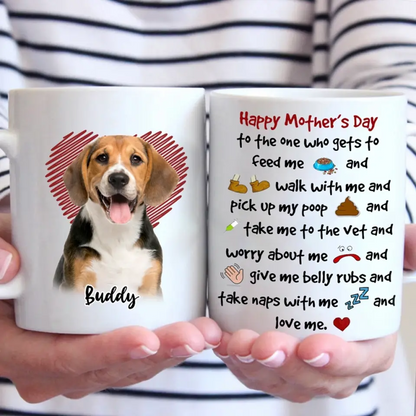 Custom Photo Life Doesn't Come With A Manual - Dog & Cat Personalized Custom Mug - Mother's Day, Gift For Pet Owners, Pet Lovers