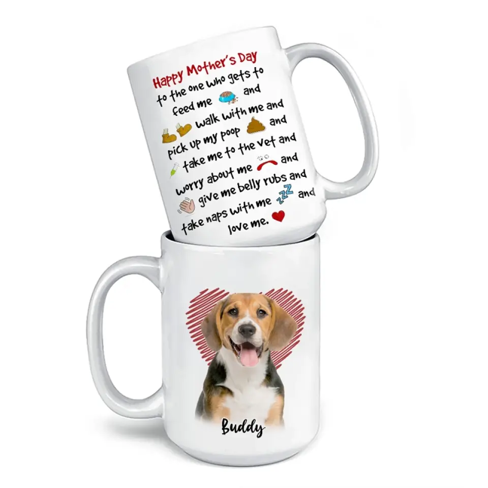 Custom Photo Life Doesn't Come With A Manual - Dog & Cat Personalized Custom Mug - Mother's Day, Gift For Pet Owners, Pet Lovers