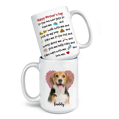 Custom Photo Life Doesn't Come With A Manual - Dog & Cat Personalized Custom Mug - Mother's Day, Gift For Pet Owners, Pet Lovers