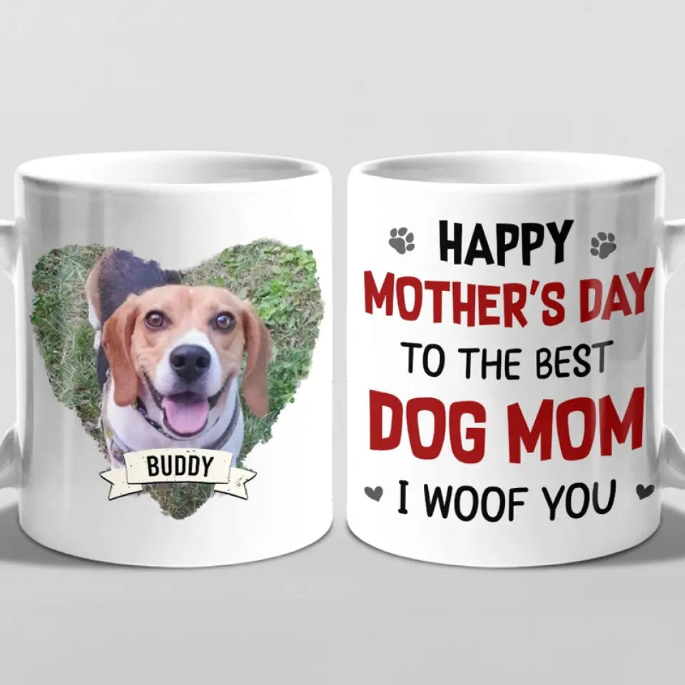 Custom Photo A Mother's Love Endures Through All - Dog & Cat Personalized Custom Mug - Mother's Day, Gift For Pet Owners, Pet Lovers